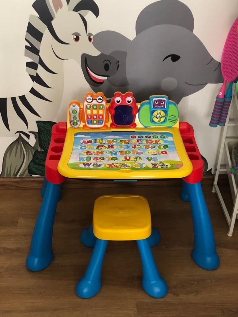 VTech Touch & Learn Activity Desk Deluxe, Babies & Kids, Baby Nursery