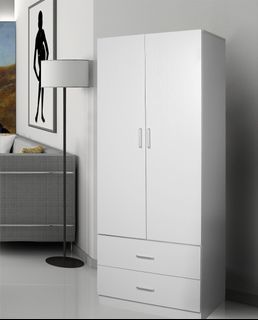 Wardrobe: two doors and two drawers! The best wardrobe for your room. High-Quality Products