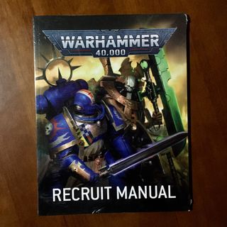 Warhammer 40,000 Recruit Manual (Sealed)