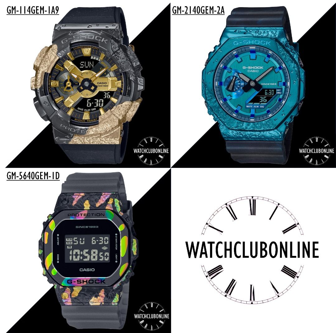 WatchClubOnline GM 114 2140 5640GEM Casio G Shock 40th