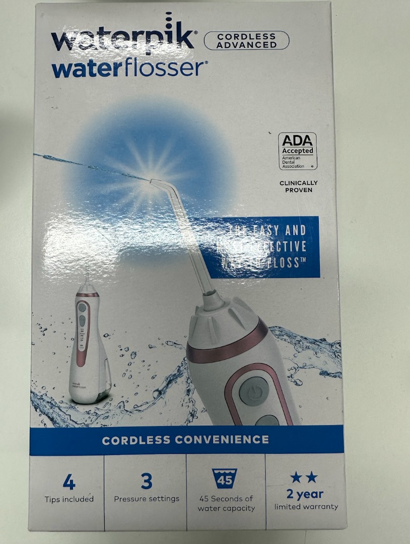 Waterpik Water Flosser Cordless Advanced WP569CD Rose Pink, Beauty
