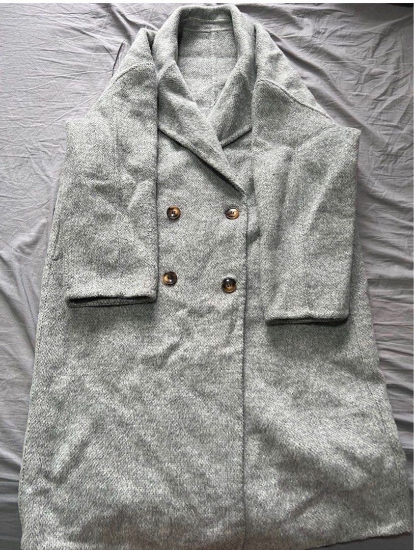 Weekday oversize discount coat in chevron