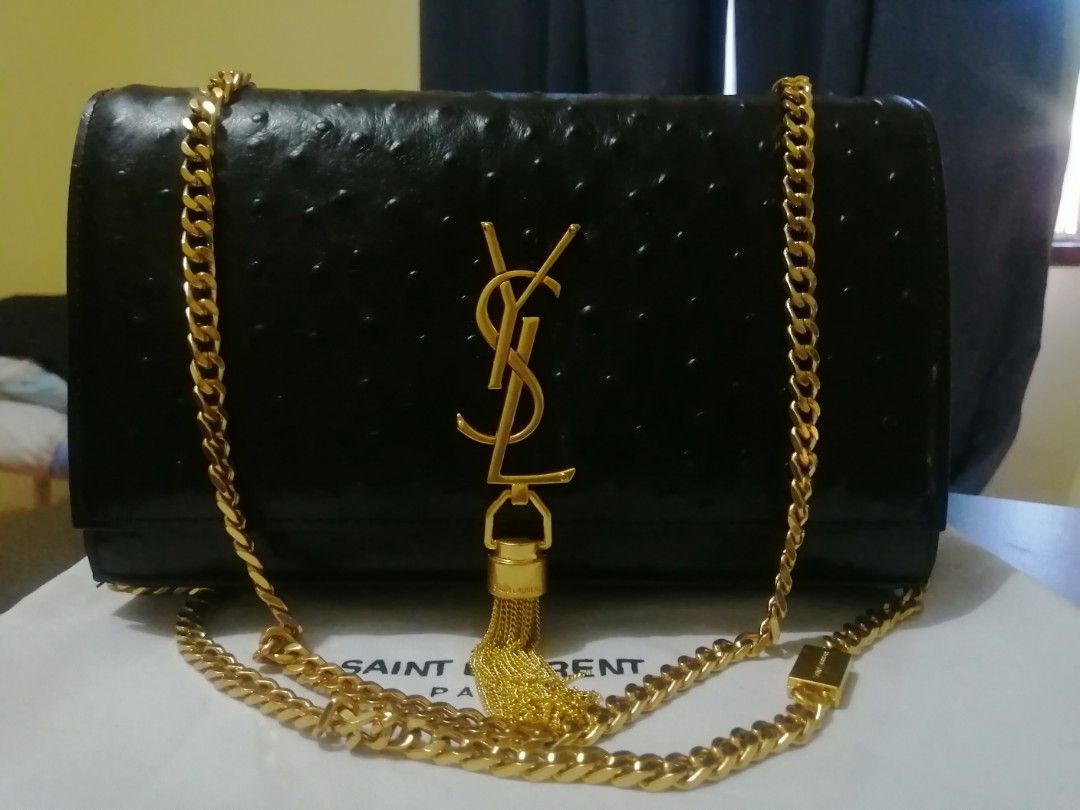 Ysl ostrich bag new arrivals