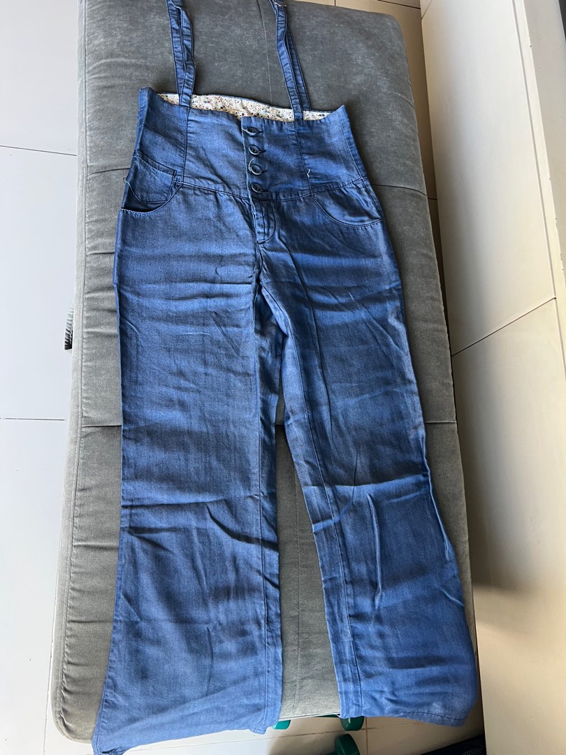 Zara denim Jumper on Carousell