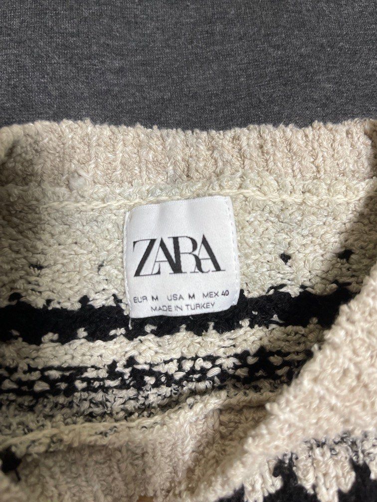 Zara pullover sweater knit wear mens, Men's Fashion, Coats, Jackets and  Outerwear on Carousell