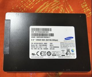 120gb Samsung SSD 2.5"