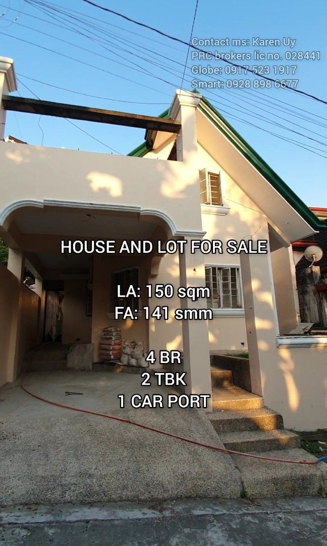 150 sqm house and lot for sale in Summerhills Antipolo Cogeo for