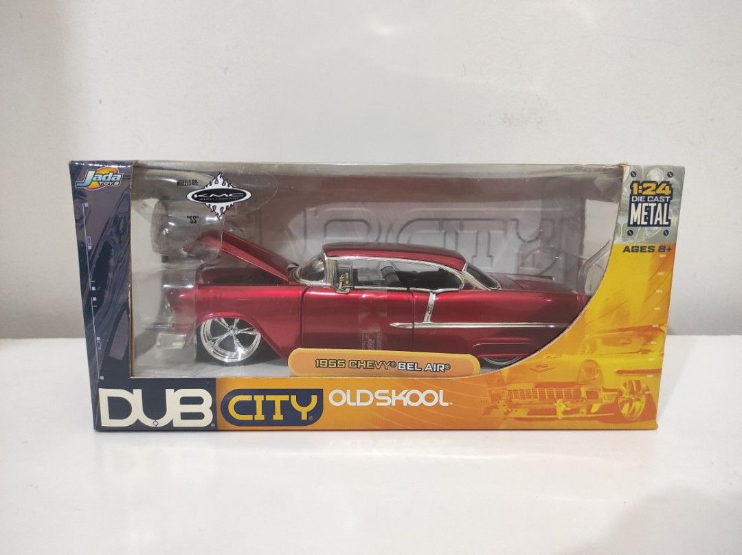 1955 Chevy Bel Air Dub City Oldskool Jada RARE VINTAGE toy car