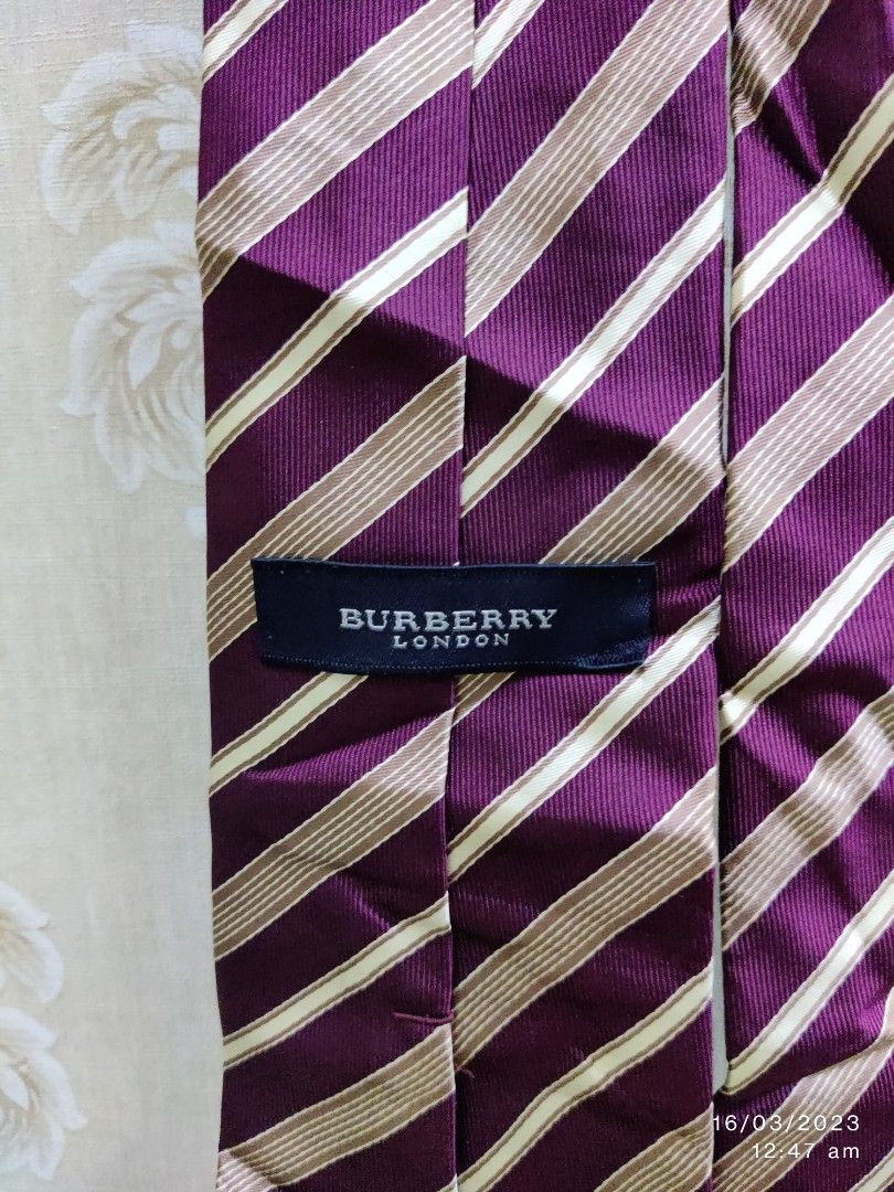 2 Burberry Black Label Ties, Men's Fashion, Watches & Accessories, Ties on  Carousell