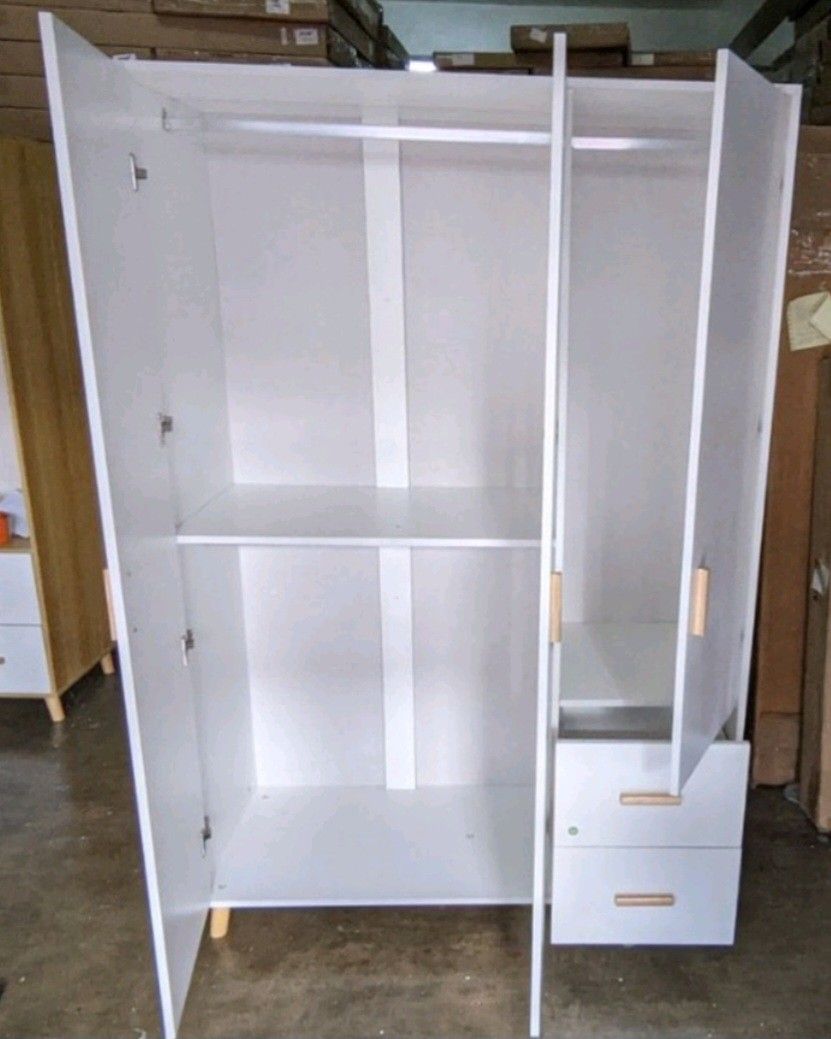 2ND HAND 3door Wardrobe Clothes Hanger Organizer on Carousell