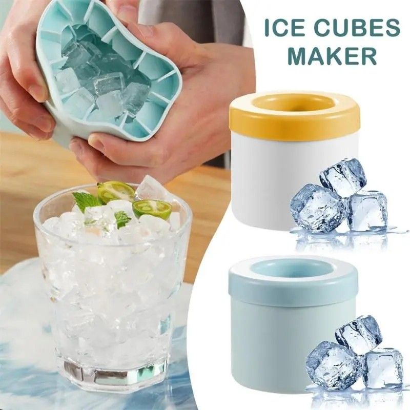 2 Pcs Ice Bowl Maker Mold Plastic Salad Ice Bowl Mold