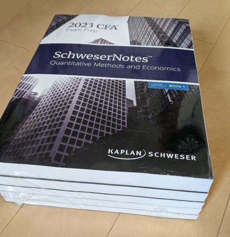 上品なスタイル 【新品】2023CFA 2023 Level1 Schweser CFA Note