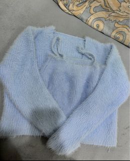 海馬毛 上衣 套裝 背心+外套