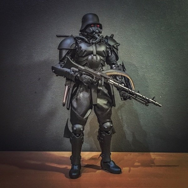 全新注意皮套已廢要自組TAKARA 犬狼傳說1/6 FIGURE 首都警特機隊突入