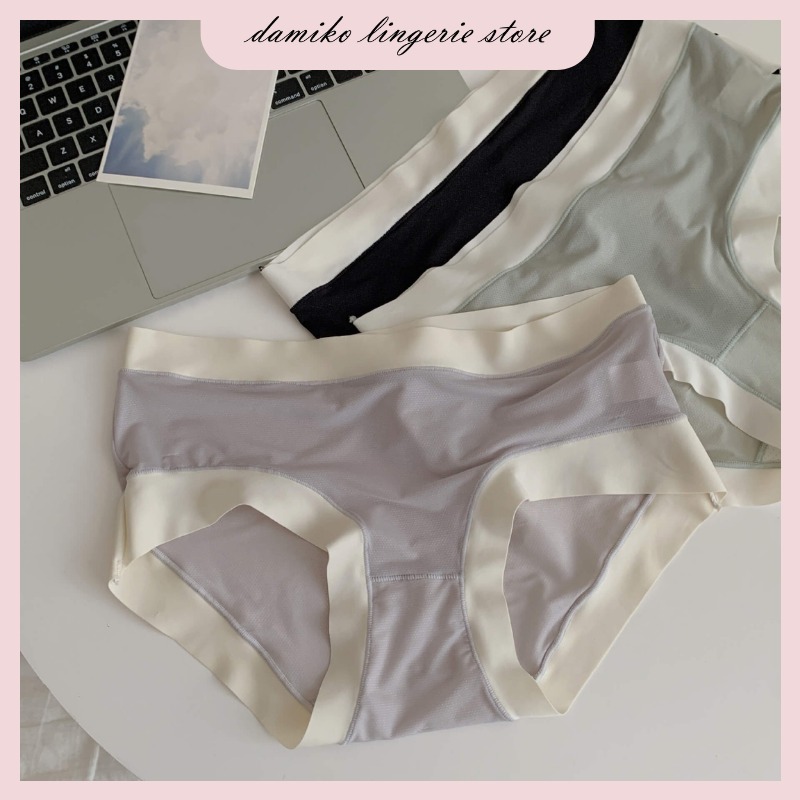 READY STOCK]Ice Silk Seamless Women Panties Seluar Dalam Wanita