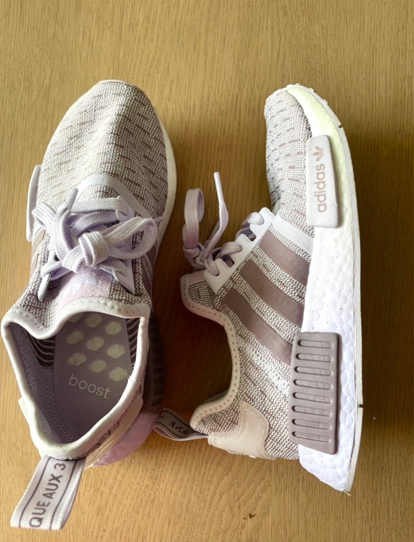 Purple and online white nmds