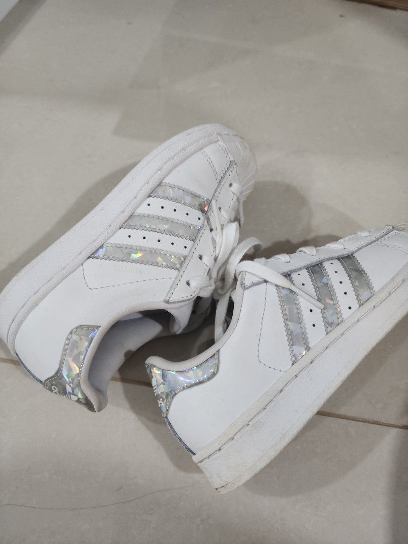 Adidas Originals Superstar Metallic Kinderen Zilver Adidas