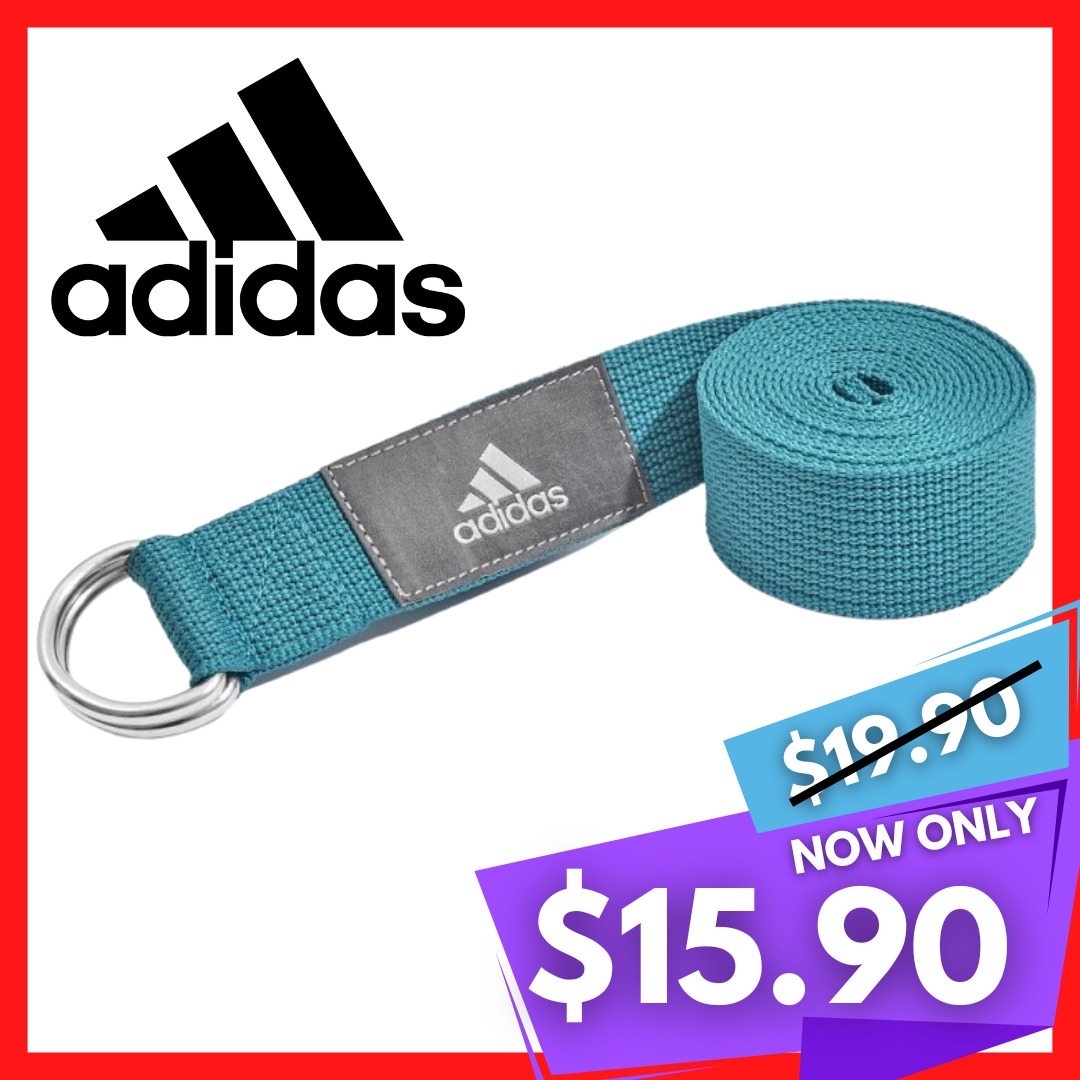 Adidas Yoga Strap Belt Fitted with robust chrome metal D ring