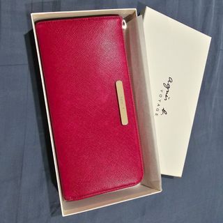 Agnes B Voyage Pink Long wallet