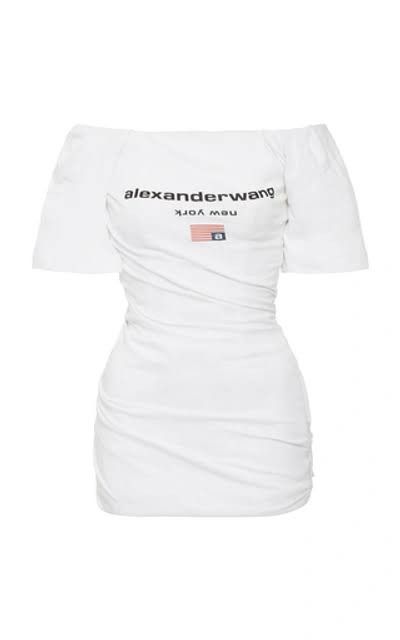 Alexander wang discount off shoulder dress