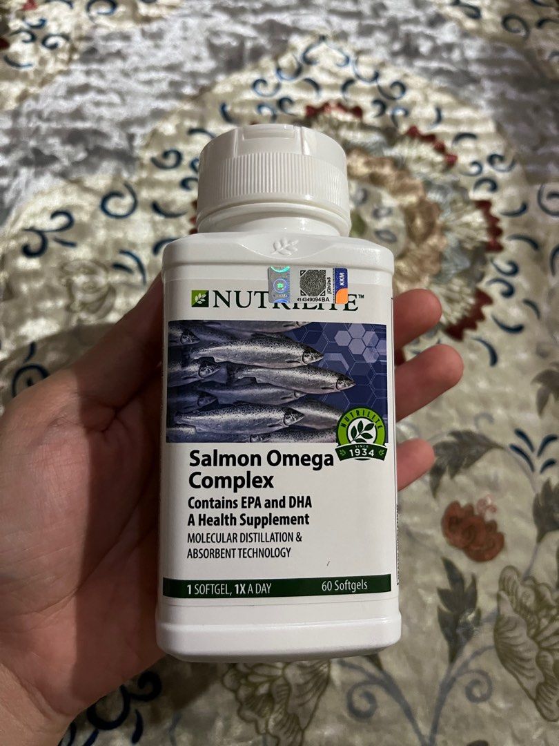 Amway Salmon Omega Complex, Health & Nutrition, Health Supplements