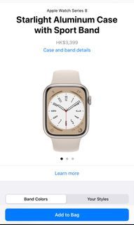 全新Apple watch series 8 starlight 45mm GPS