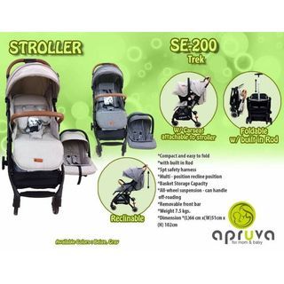 APRUVA SE-200 Travel System Stroller with Car seat for Baby