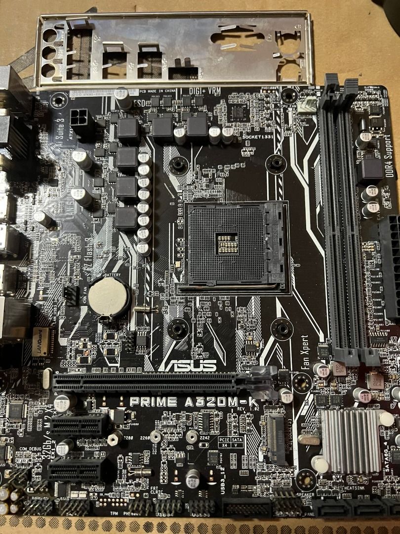 ASUS PRIME A320M-K MOTHERBOARD, Computers & Tech, Parts & Accessories ...