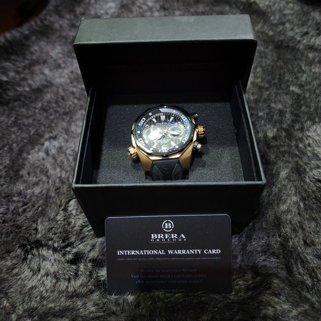 Authentic BRERA OROLOGI MILANO Pro Diver Men s Watch