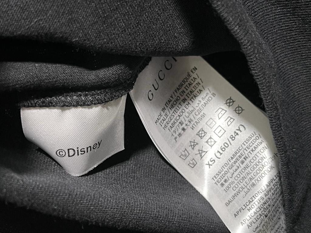 T-shirt Donald Duck Disney x Gucci Black size L International in Cotton -  29869232