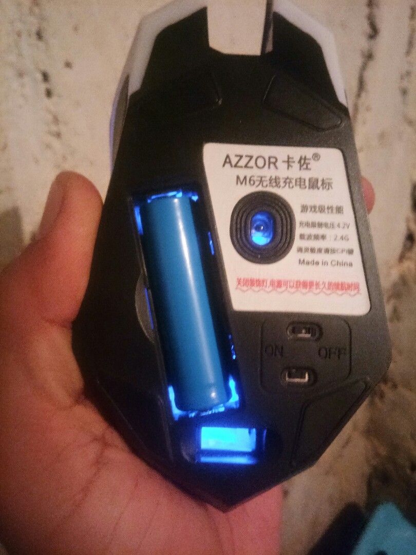 AZZOR rechargeable wireless mouse, Computers & Tech, Parts ...
