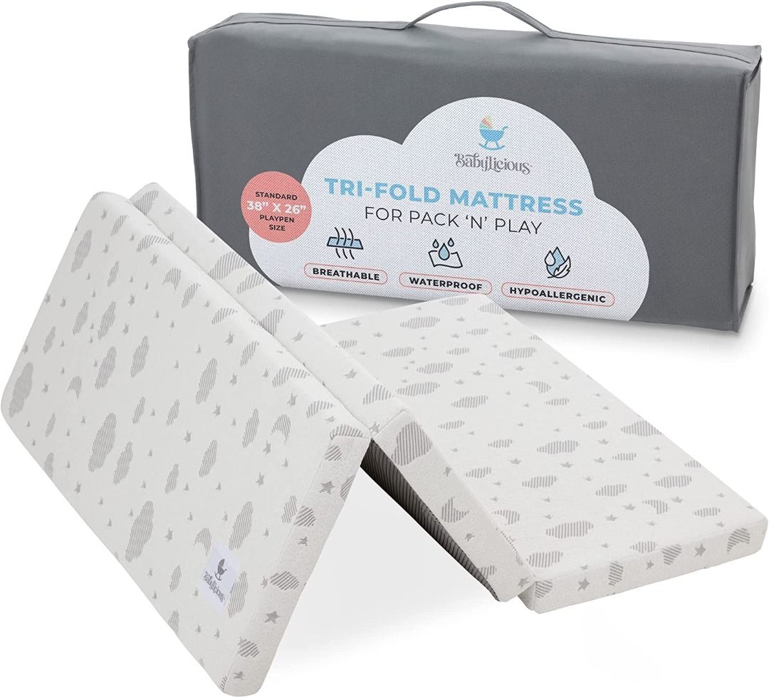 Babylicious Waterproof Pack and Play Mattress Topper 38