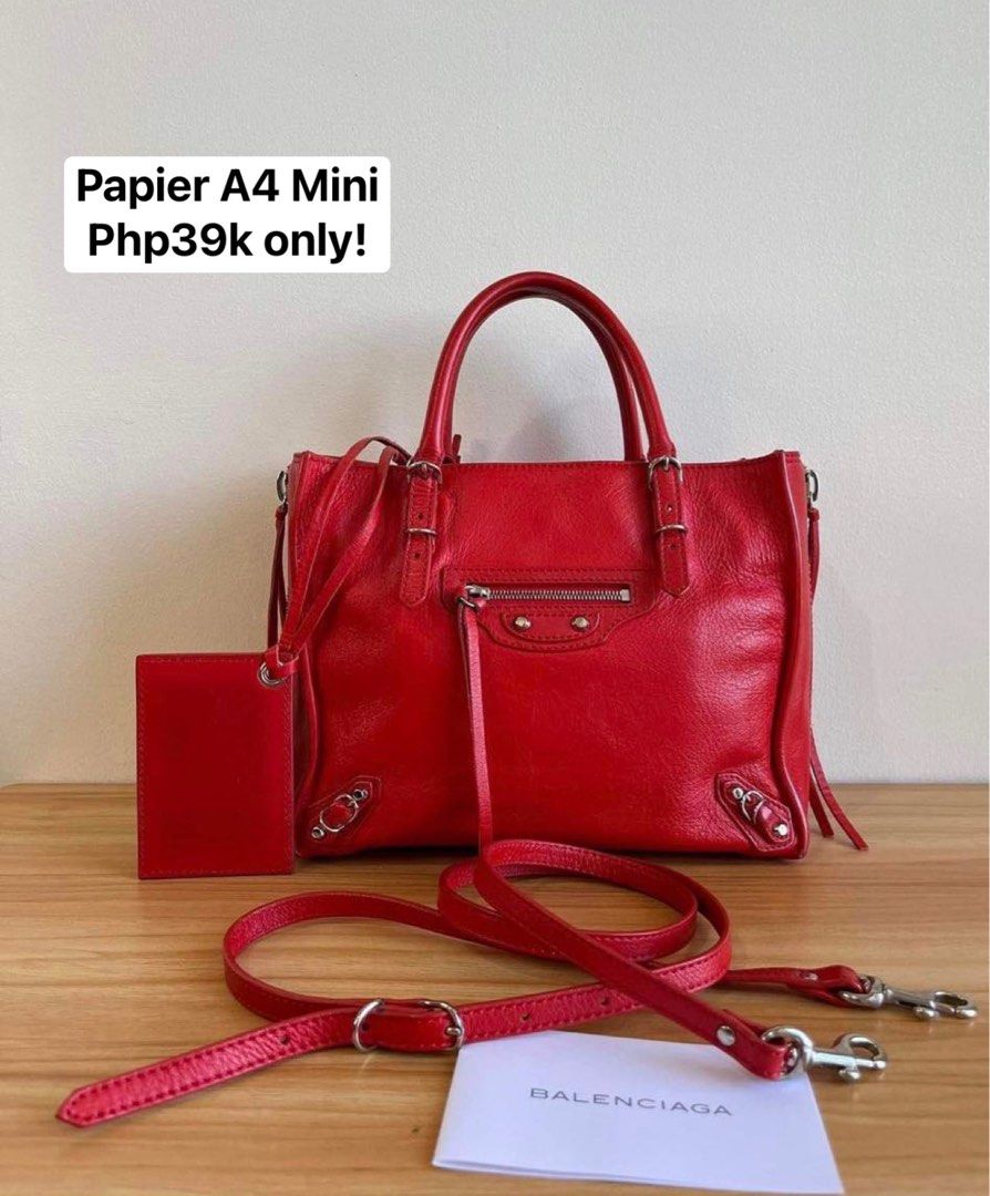 balenciaga a4 papier mini