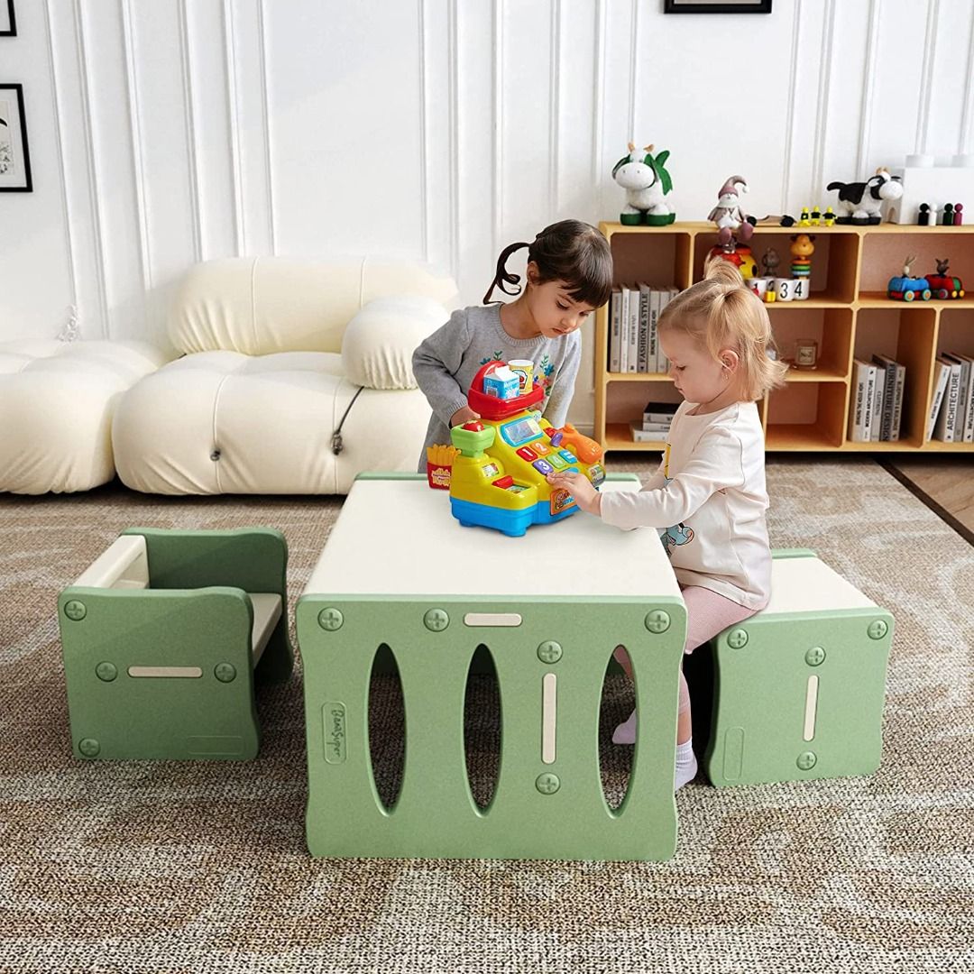 Activity table set store with two chairs
