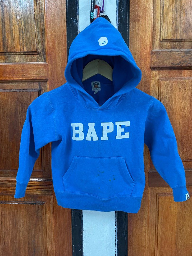 Baby blue 2025 bape hoodie