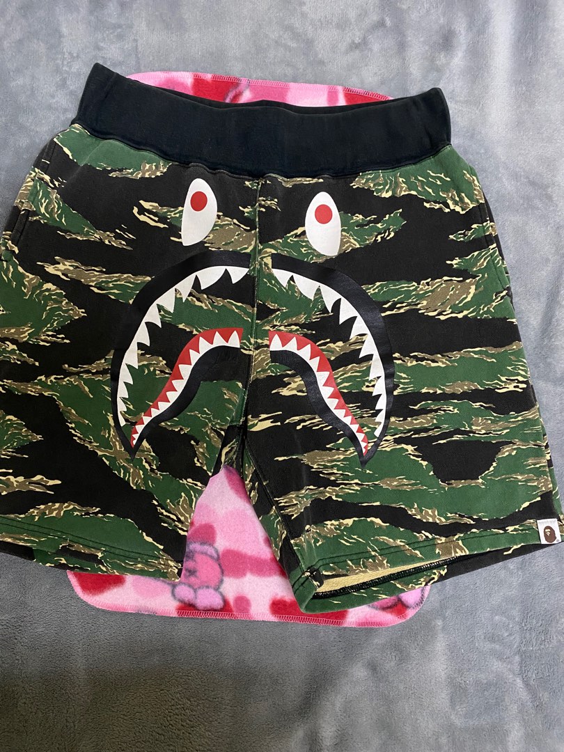 Bape Shark Print Shorts