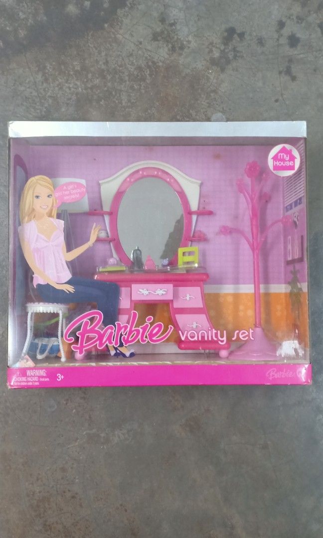 Barbie vanity clearance beauty set
