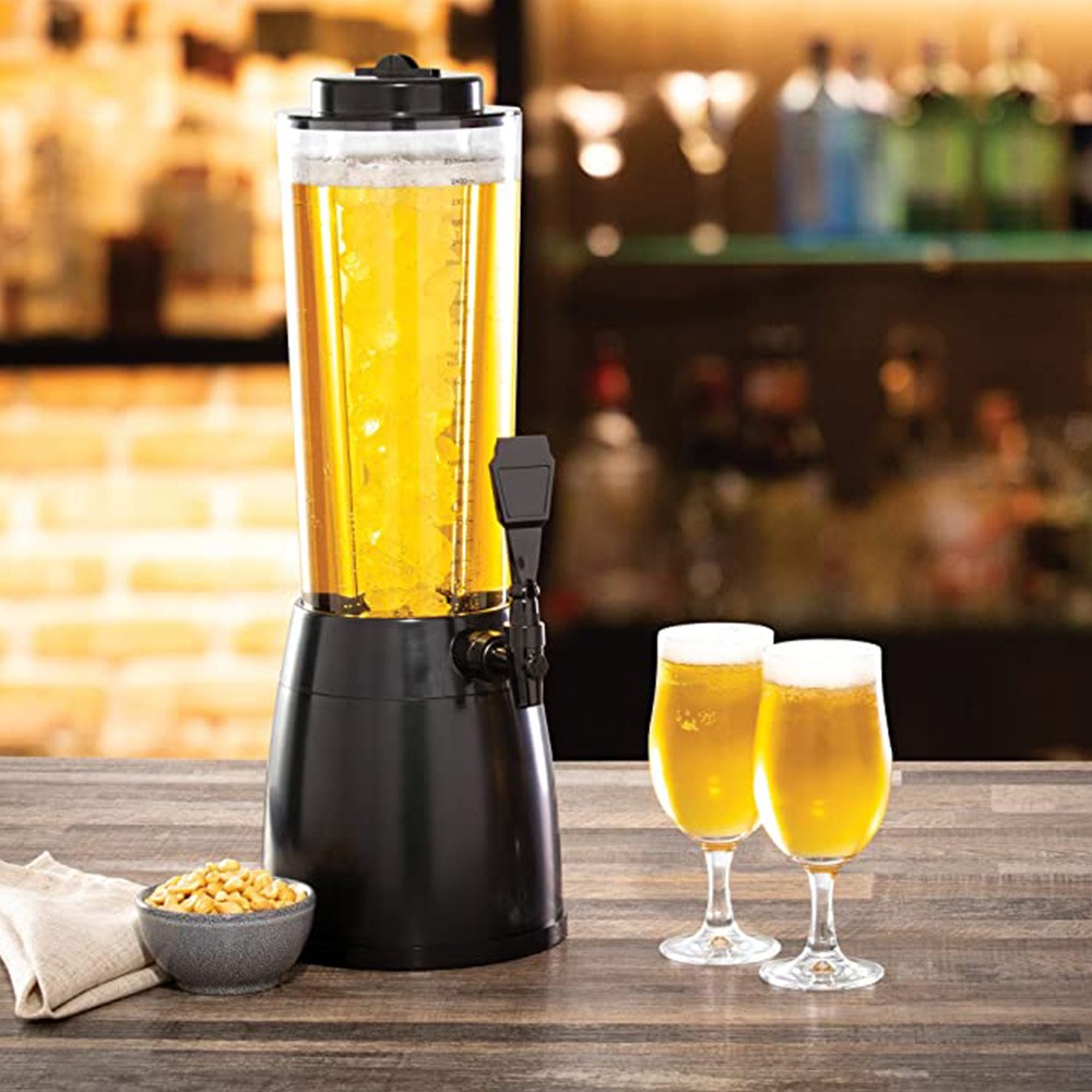 Beer Tower Dispenser Beverage Dispenser Tower Stand 2.5 Liters ZH128