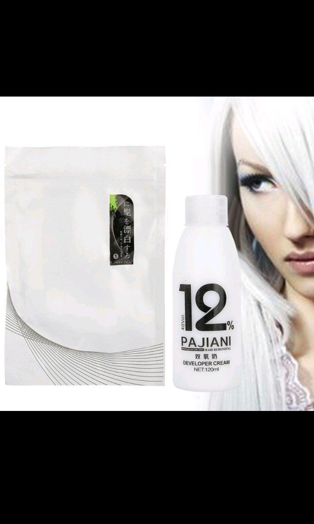 Bleach developer plus powder one set, Beauty & Personal Care, Hair on