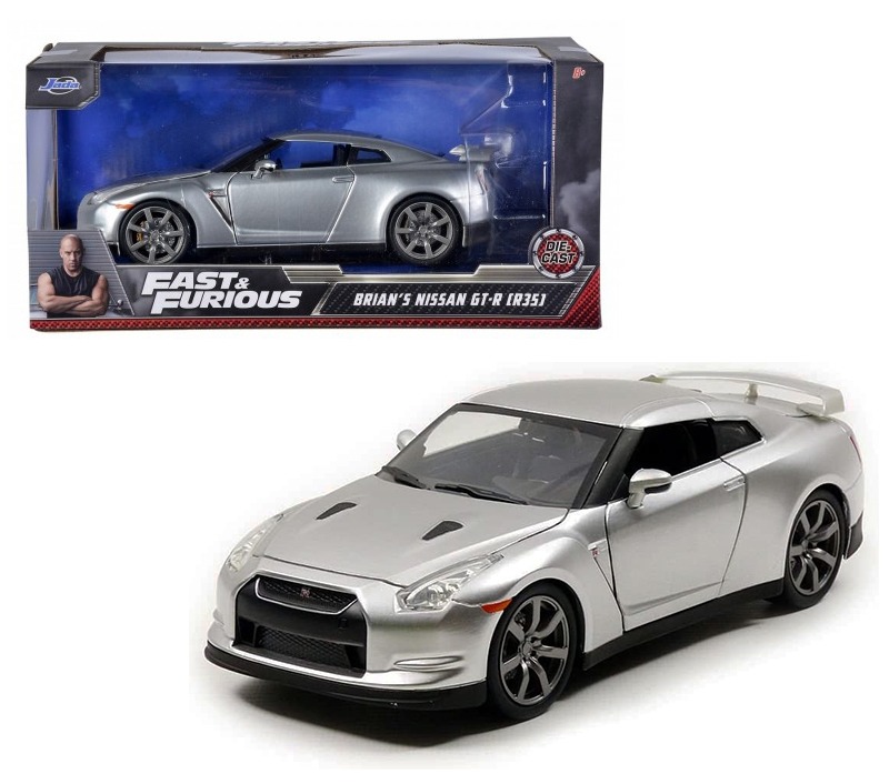 Brian's Nissan Skyline GTR R35 Silver - Fast & furious 5, Hobbies ...