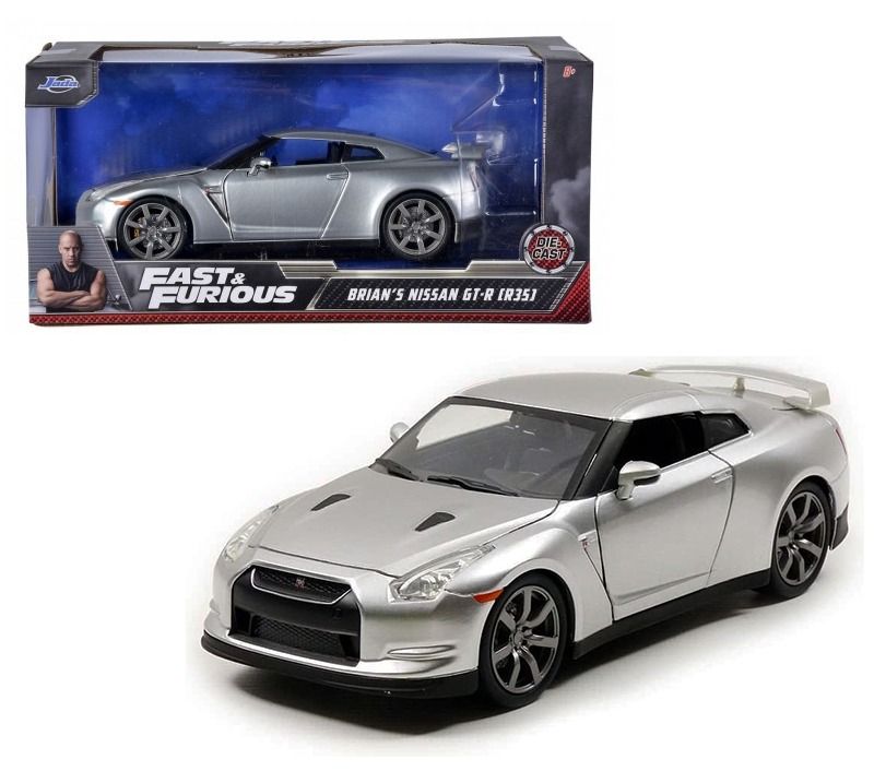 Brian's Nissan Skyline GTR R35 Silver - Fast & furious 5, Hobbies ...