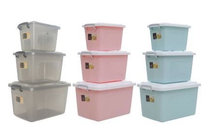 Citylife Plastic Storage Baskets for Shelves Small Storage Bins