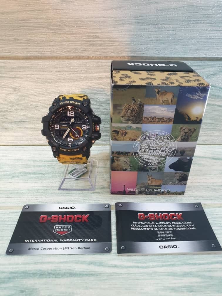 Casio G Shock Mudmaster Twin Sensor Analog Digital Watch GG 1000W