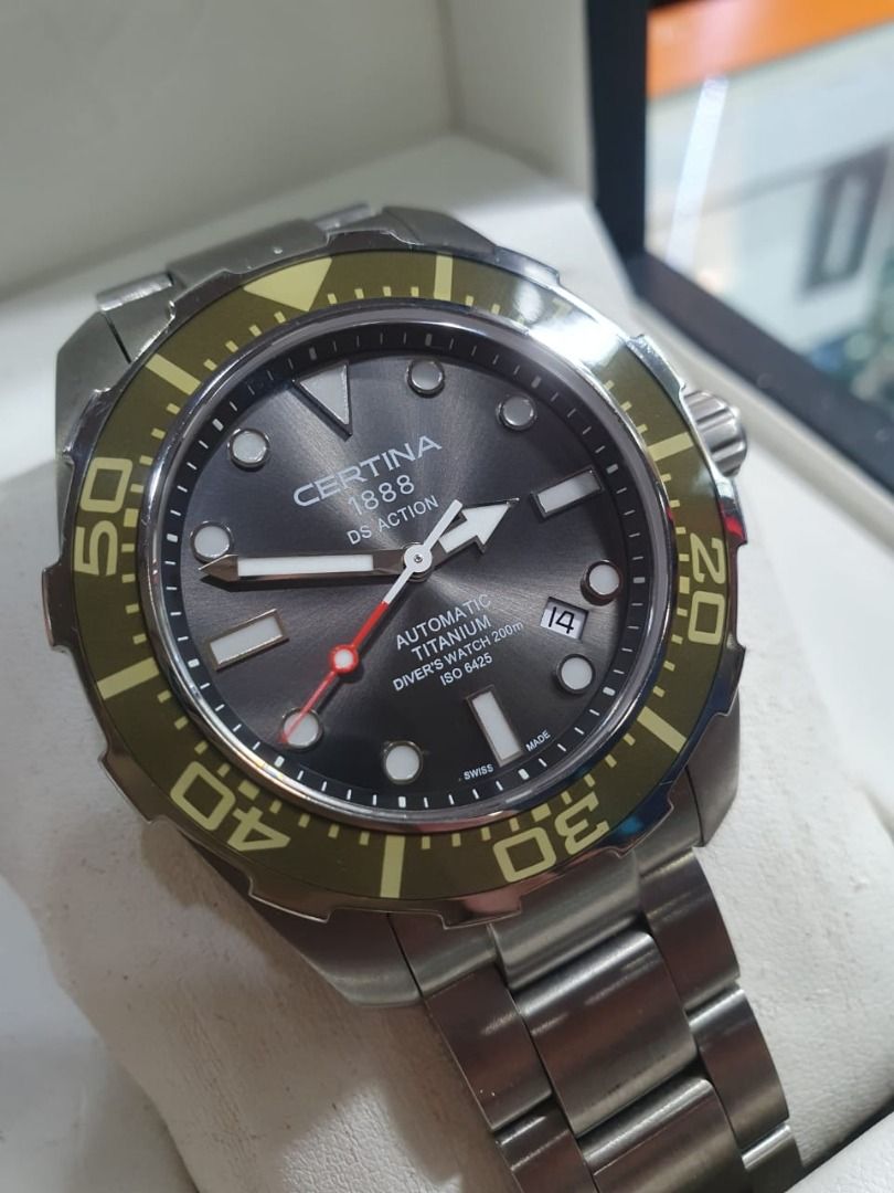 Certina titanium outlet automatic