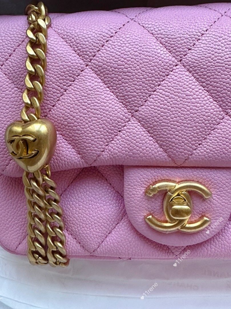 BNIB Chanel 23P Heart Crush Flap Bag, Luxury, Bags & Wallets on Carousell