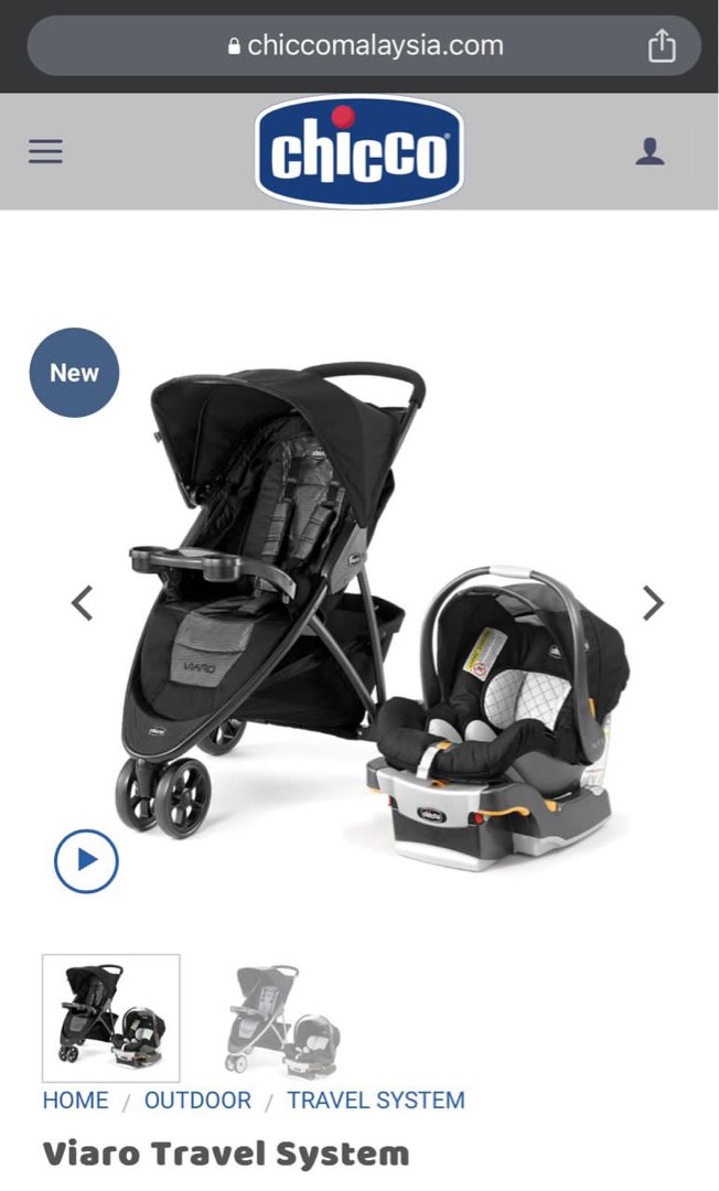 Stroller chicco viaro sales
