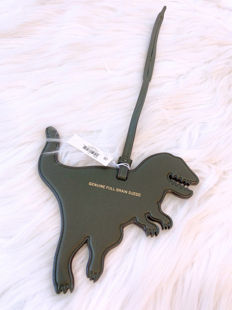 COACH Rexy DINOSAUR BAG CHARM MARINE BLUE KEY CHAIN Luxury