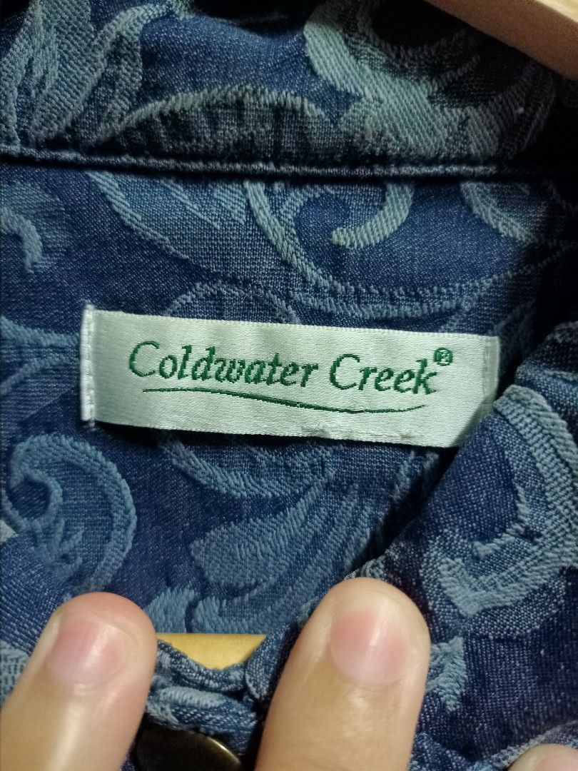 Vintage Coldwater Creek Denim Jacket Women s Fashion Coats