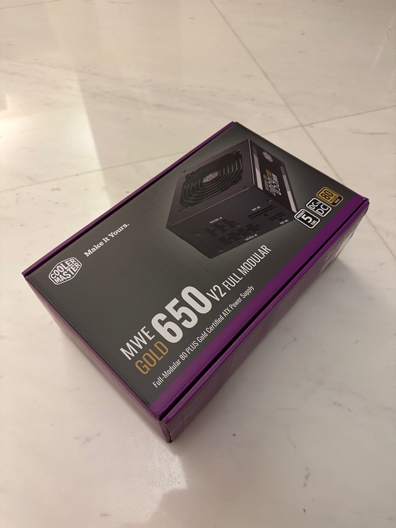 Cooler Master MWE GOLD 650 V2 FULL MODULAR PSU, Computers & Tech, Parts ...