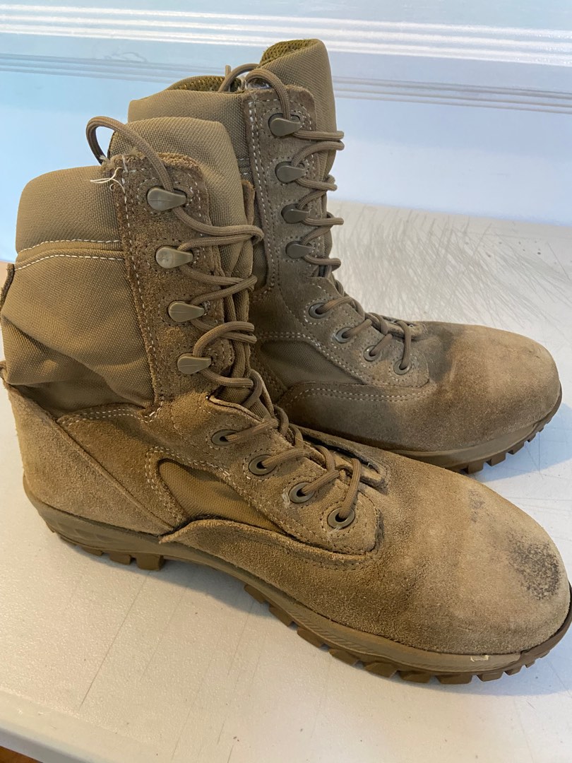 Coyote Brown Military Boots on Carousell